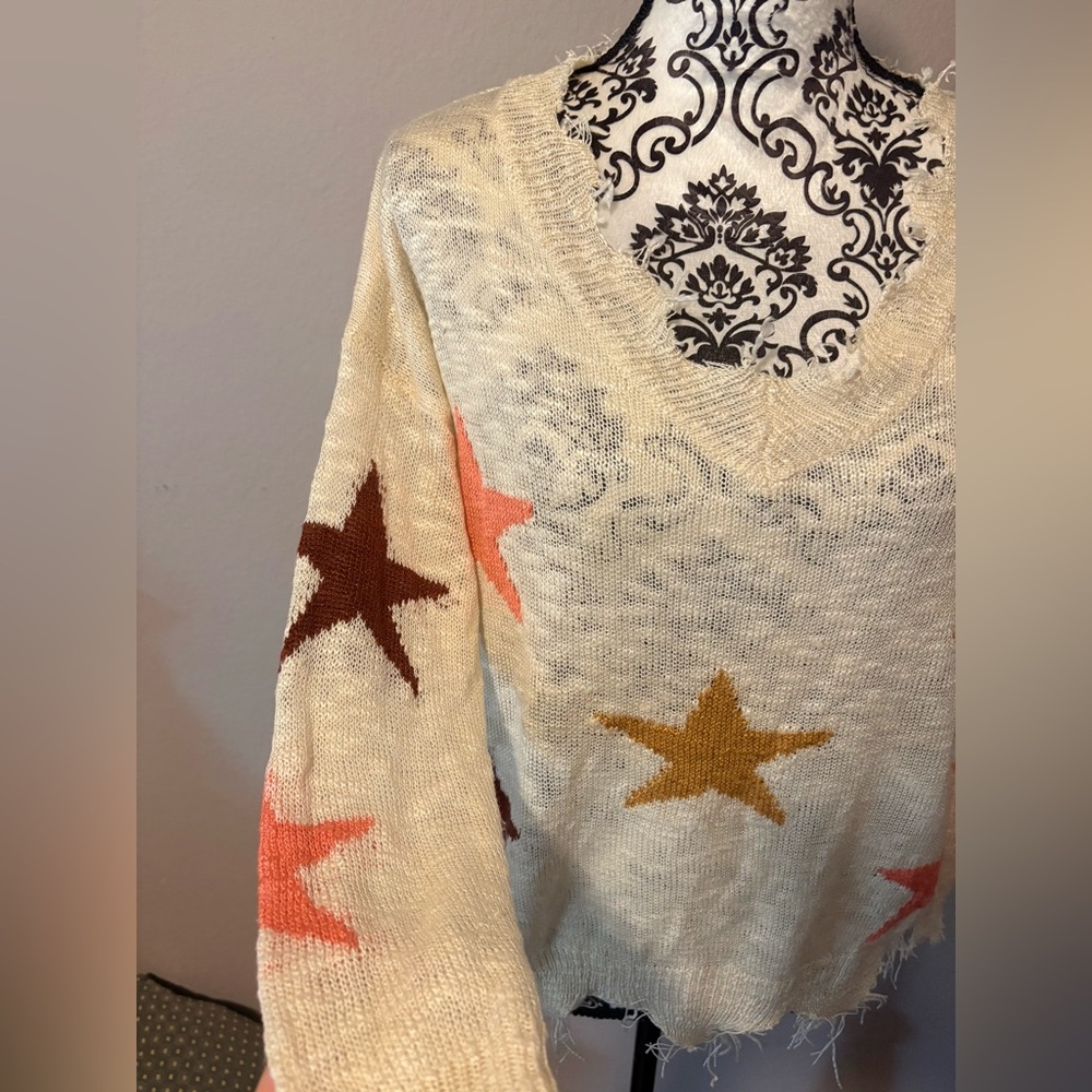 MAIN STRIP Star Patterned Sweater - Picture 2 of 5